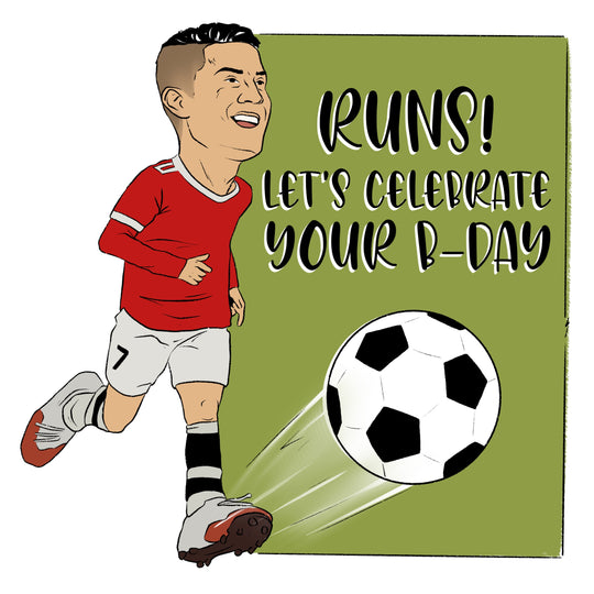 Happy Birthday Football Lover Let's Celebrate