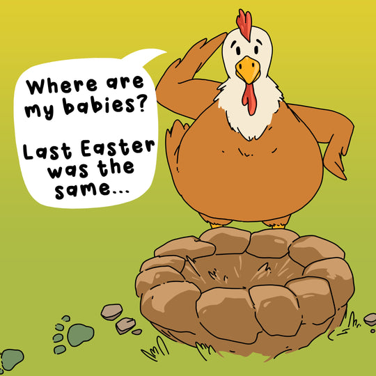 Where Are My Babies? Easter Card