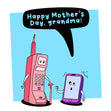 Two Phones Happy Mother's Day Grandma Card Season_Mother’s Day, Recipient_For Grandma