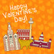 Happy Valentine's Day Liverpool Sights Card