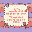 Happy Mother's Day My Wonderful Mother-in-law Card Season_Mother’s Day, Recipient_For Mother-in-law