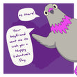 Your Boyfriend Sent Me To You Funny Pigeon Valentine's Day Card Season_Valentine’s Day Seo_Pigeon