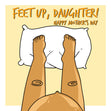 Feet Up Daughter Pregnant Daughter Mother's Day Card Season_Mother’s Day, Seo_For Pregnant Daughter