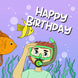 Scuba Diving Happy Birthday Card