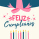 Happy Birthday In Spanish Candles Card