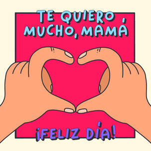 I Love You Very Much Mama Spanish Mother's Day Card Season_Mother’s Day, Seo_Spanish