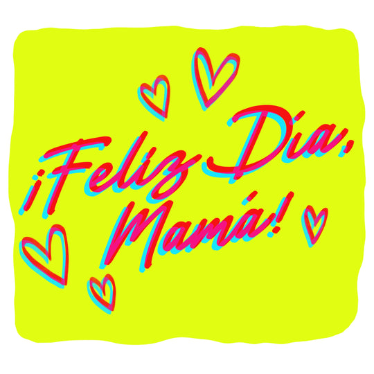 Yellow Background Spanish Mother's Day Card