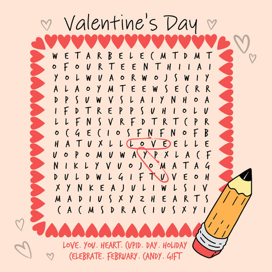 Love You Find The Words Valentine's Day Card