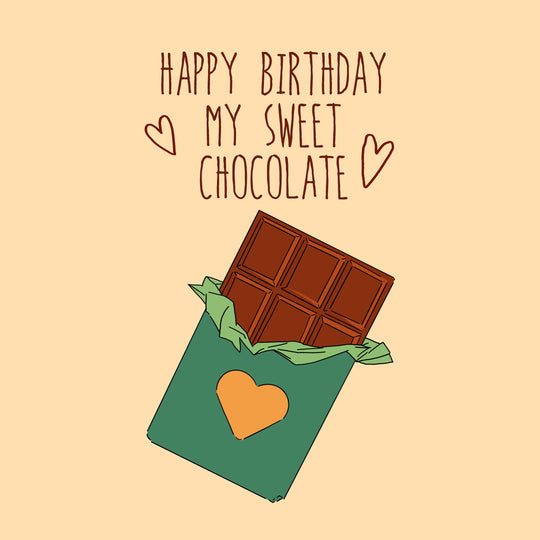 Happy Birthday My Sweet Chocolate