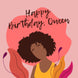 Happy Birthday Queen African American Birthday Card