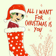 All I Want For Christmas Anime Christmas Card Seo_Anime