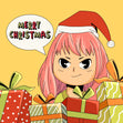 Lots Of Gifts Anime Christmas Card Seo_Anime
