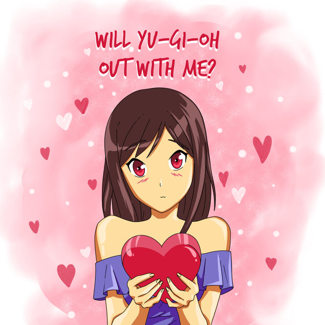 Will Yu-Gi-Oh Out With Me Anime Valentine's Card Seo_Anime