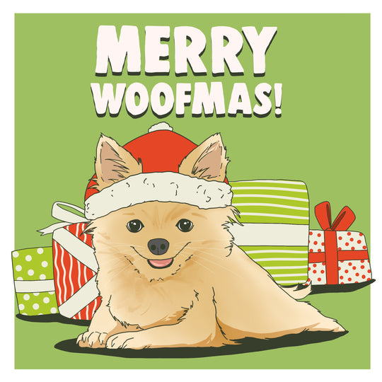 Merry Woofmas Chihuahua Card