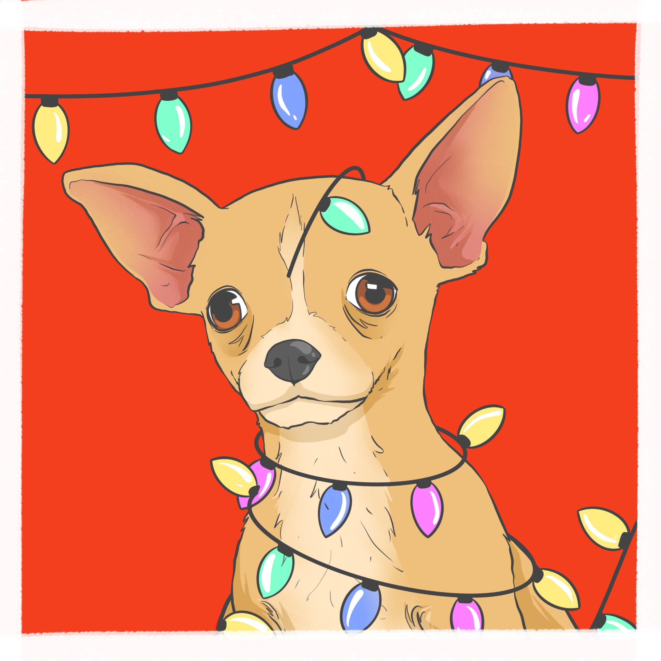 Merry Christmas Funny Chihuahua Card | Boomf