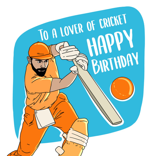 Happy Birthday To A Lover Of Cricket