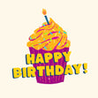 Cupcake Happy Birthday Card Theme_Cupcake Occasion_Birthday