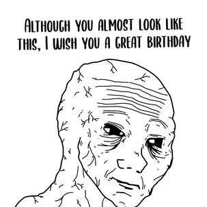 Dark Humor Happy Birthday Card Style_Funny Seo_Humour Seo_Dark Humour