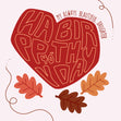 Autumn Heart Happy 40th Birthday Daughter Card Milestone Age_40th Birthday Recipient_For Daughter