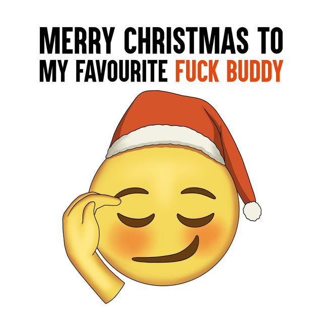 Merry Christmas My Favourite Fuck Buddy Card Season_Christmas Seo_For Friend With Benefits