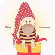 Merry Christmas Gnome And Gift Seo_Gnome