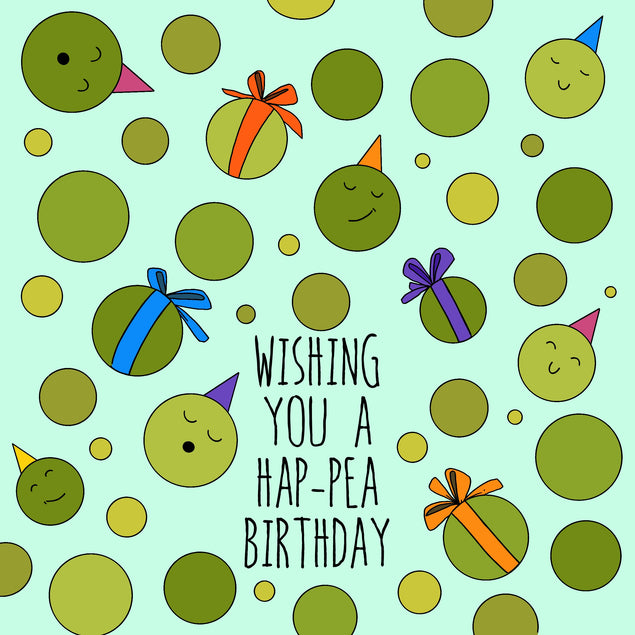 Wishing You A Hap-Pea Birthday Card Seo_Peas
