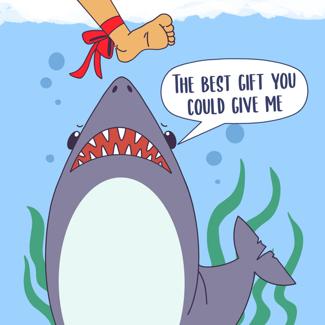 Happy Birthday Shark The Best Gift You Could Give Me Seo_Shark