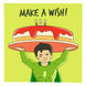 Happy Birthday Make A Wish Superhero Card