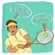 Old Age Getting Closer Happy Birthday Card Theme_Tennis