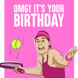 Tennis It's Your Birthday Card Theme_Tennis
