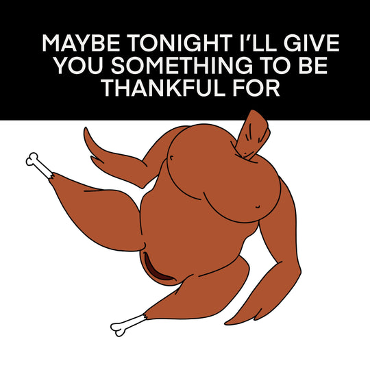 Adult Sexy Turkey Thanksgiving Day Card