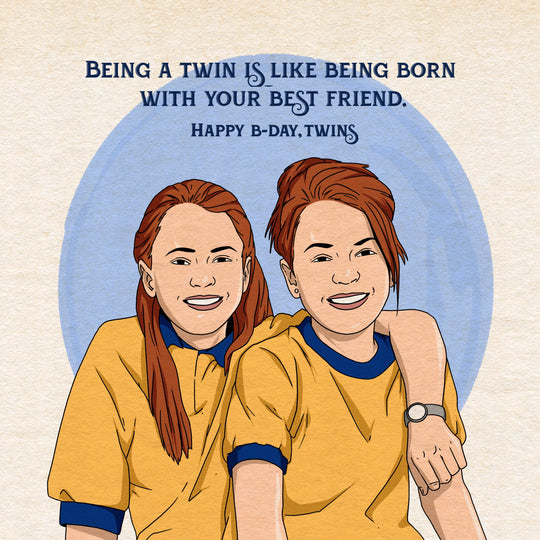 Happy Birthday Best Friends Twins