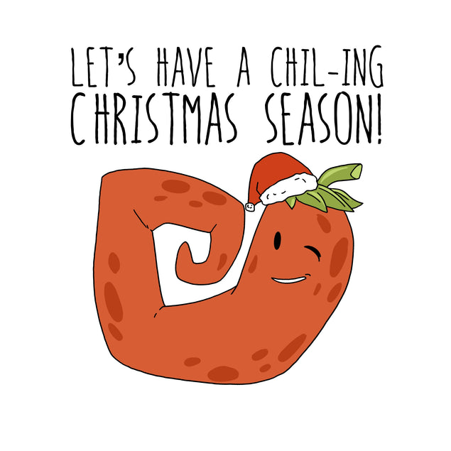 Vegan Chil-ing Christmas Season Card Season_Christmas Seo_Vegan