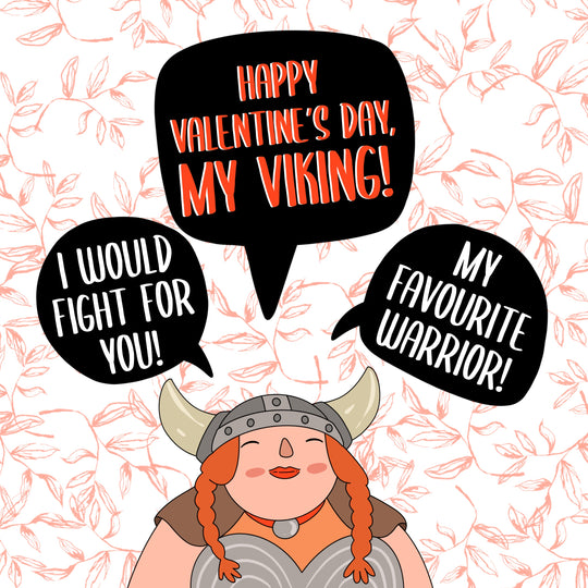 Happy Valentine's Day My Viking Card