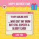 To My Darling Wife Who Isn't My Mum Mother's Day Card
