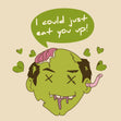 I Could Just Eat You Up Zombie Valentine's Day Card Season_Valentine's Day Seo_Zombie