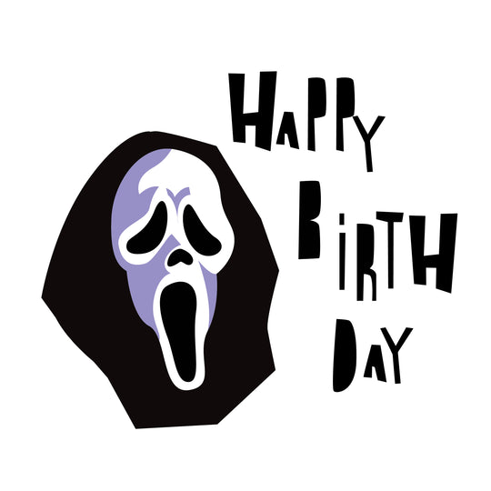 Halloween Happy Birthday Scream Movie Mask