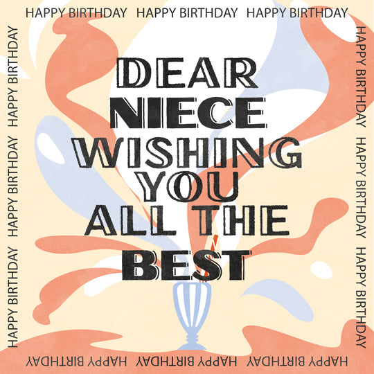 Milkshake Happy Birthday Niece