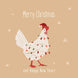 Cute Chiken Merry Christmas And Happy New Year