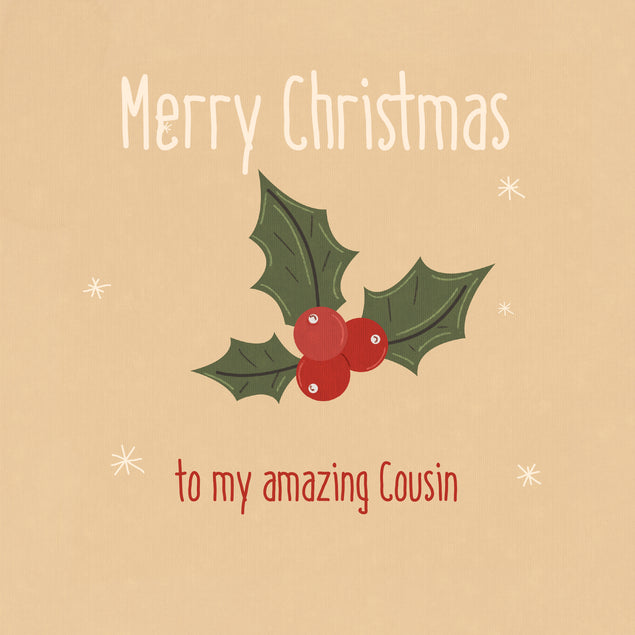 Mistletoe Merry Christmas To My Amazing Cousin