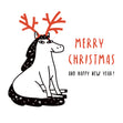 Merry Christmas And Happy New Year Funny Horse