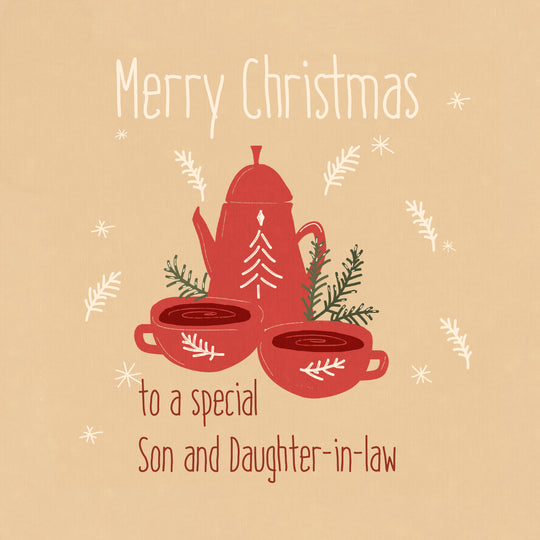 Tea Merry Christmas To A Special Son And Daughter-in-law