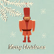 Nutcracker Merry Christmas In Blue