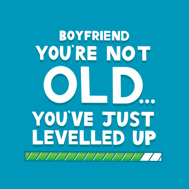 Happy Birthday Boyfriend You've Just Levelled Up Card Occasion_Birthday Recipient_For Boyfriend