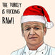 Raw Turkey Card