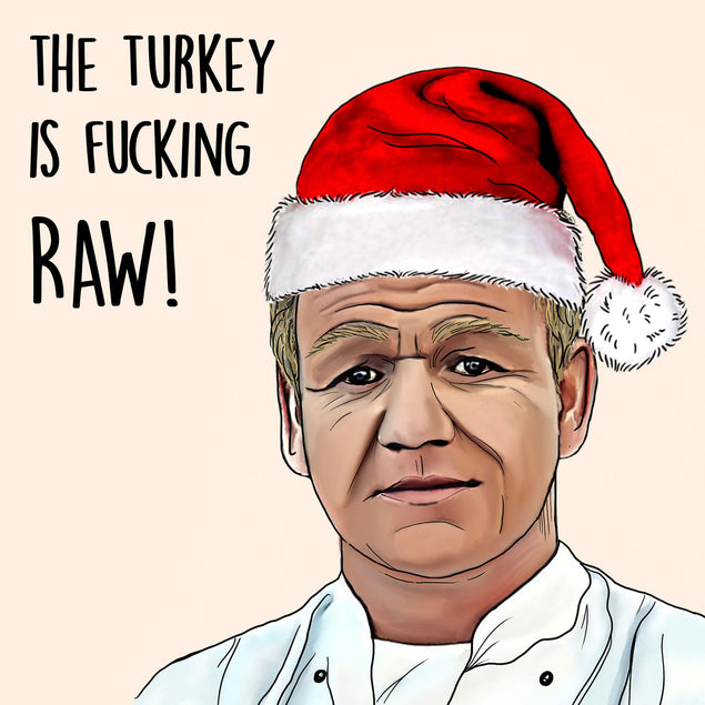 Raw Turkey Card