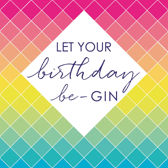 May your birthday be gin Card