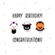 Animal Masks Happy Birthday