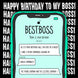 Happy Birthday Boss Notifications