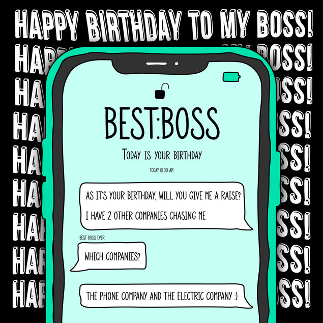 Happy Birthday Boss Notifications